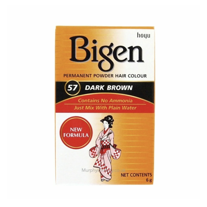Bigen | Permanent Powder Hair Colour (6g) (57 Dark Brown)