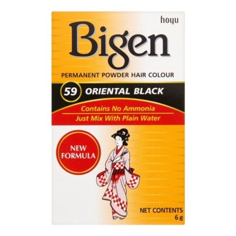 Bigen Permanent Powder Hair Colour – No 59 Oriental Black