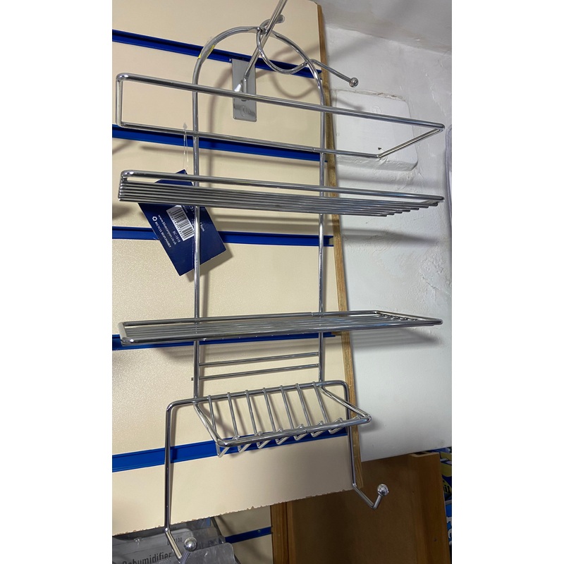 BLUECANYON BATHROOM RACK CHROME 25x11x53cm