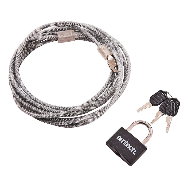 3m Security Cable and Padlock