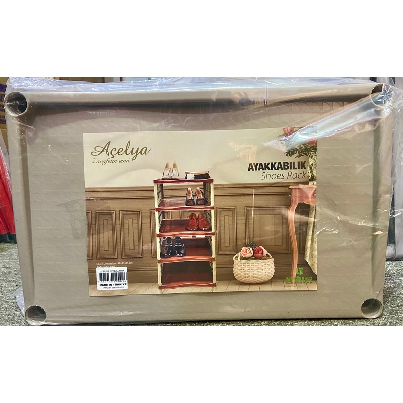 AYAKKABILIK SHOES RACK 4 TIER EDGED 48x305x82cm
