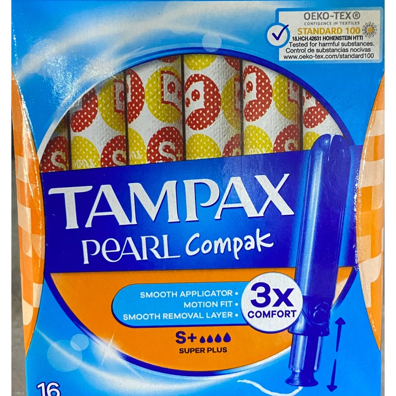 TAMPAX COMPAK PEARL SUPER PLUS 16S