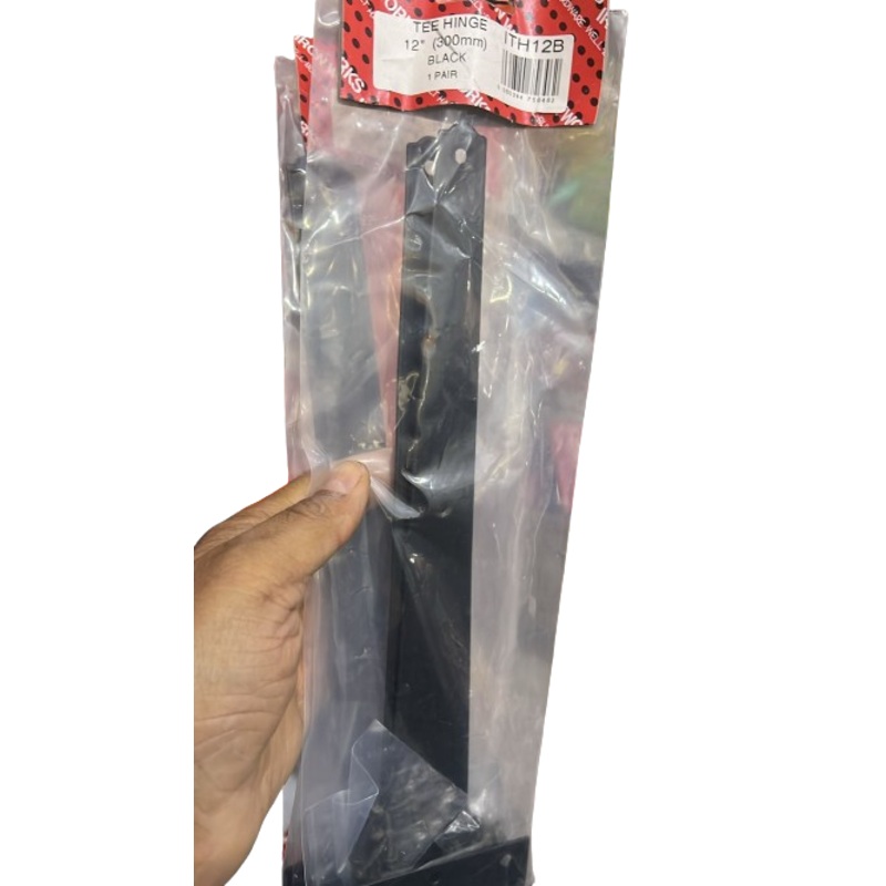 Tee Hinges 12 (300mm) Black