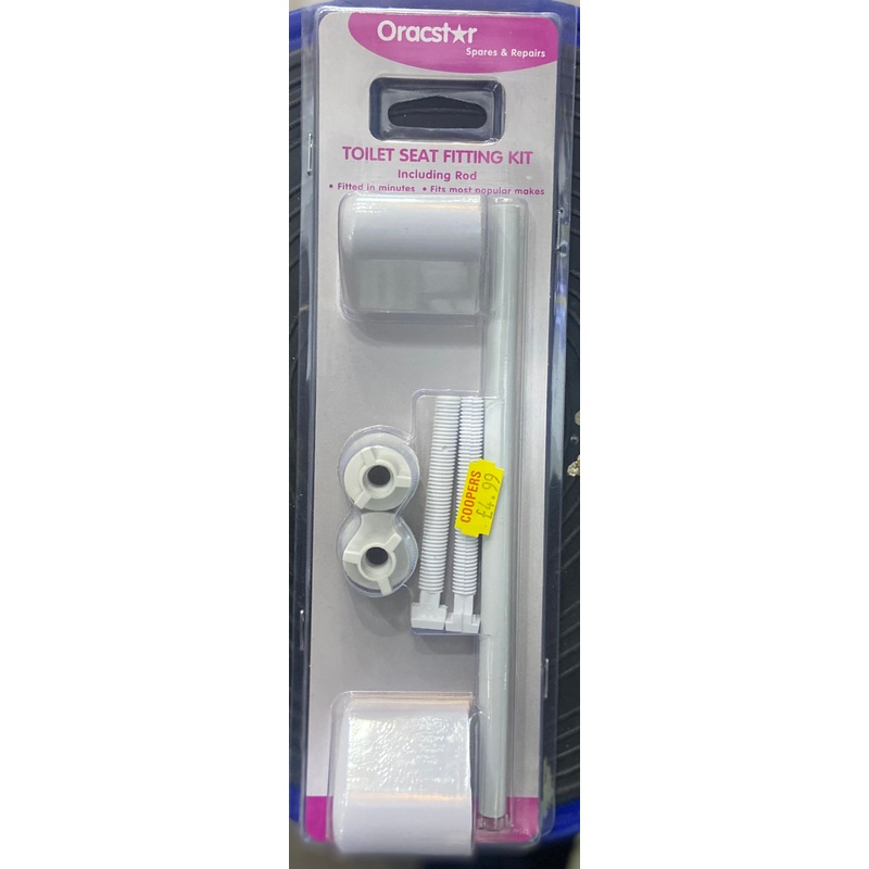 TOILET SEAT FITTING KIT including ROD