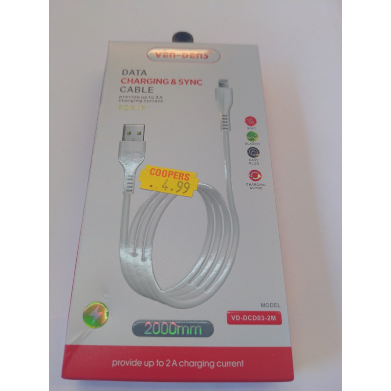 USB TO IPHONE CABLE 2M