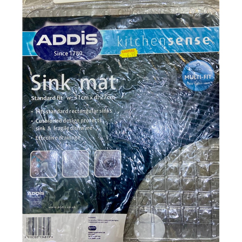 ADDIS SINK MAT 31cm x d: 27cm