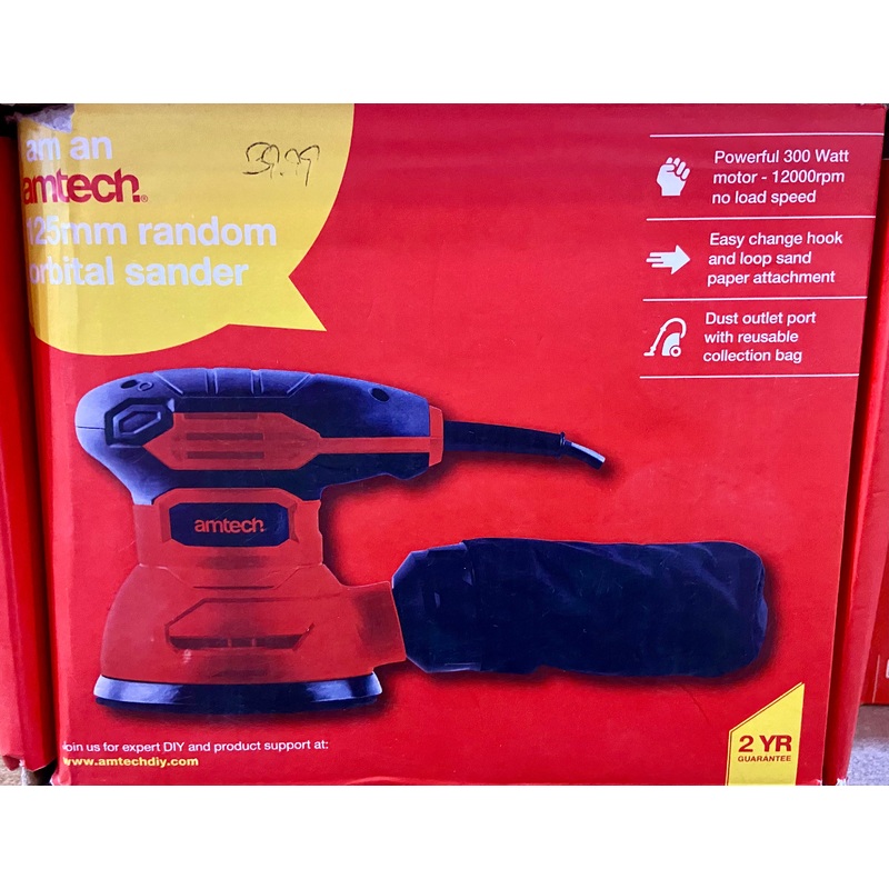 AMTECH 125mm RANDOM ORBITAL SANDER