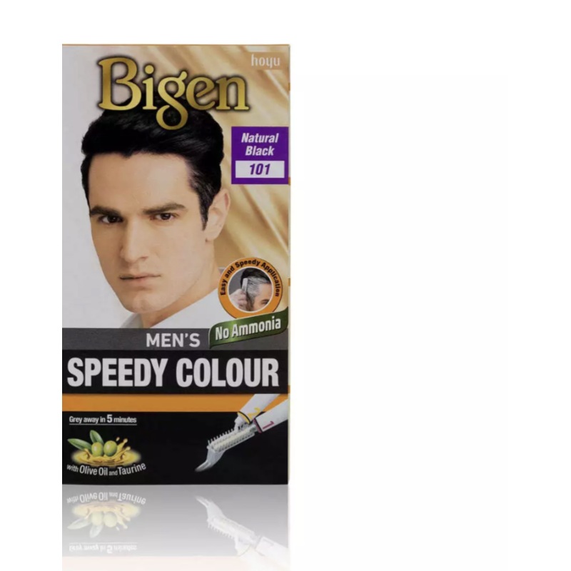Bigen Mens Speedy Colour For Hair  Natural Black 101