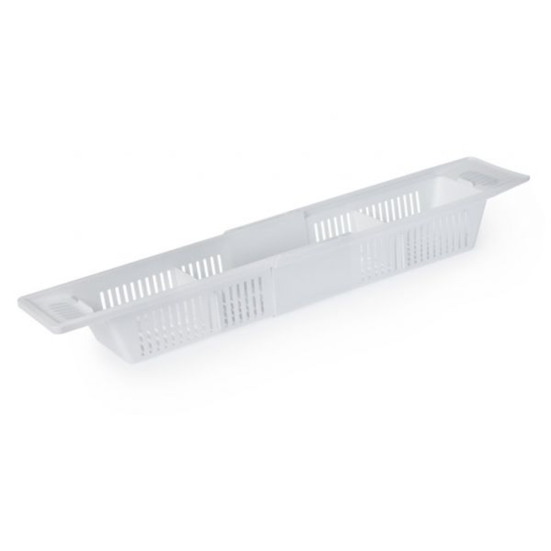BLUECANYON EXTENDABLE BATH RACK WHITE