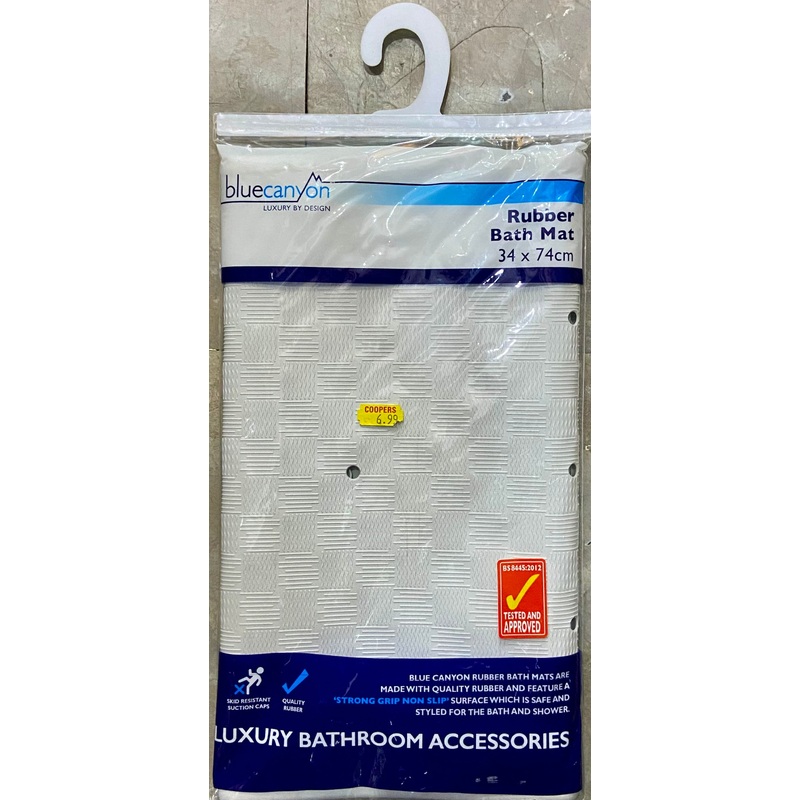 BLUECANYON RUBBER BATH MAT
