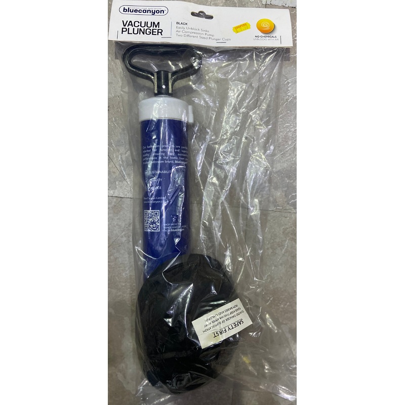 BLUECANYON VACUUM PLUNGER BLACK