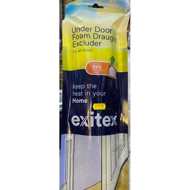 UNDER DOOR FOAM DRAUGHT EXCLUDER