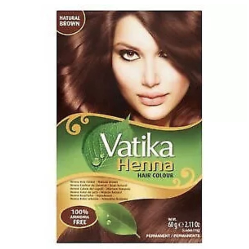 Vatika Henna Hair Colour Natural Brown – 60 Gm