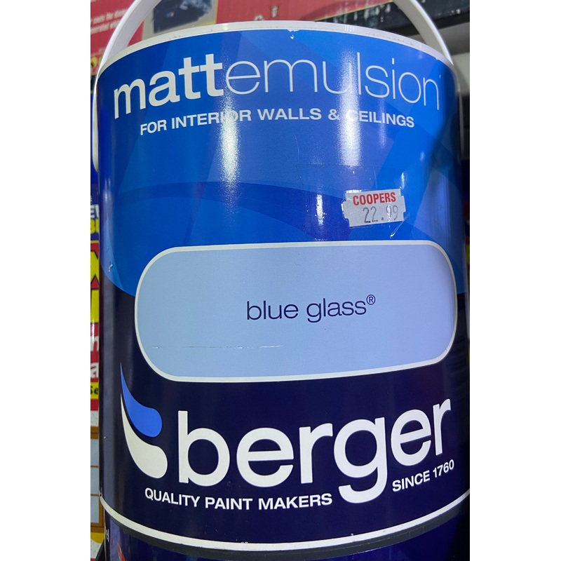 BERGER BLUE GLASS 2.5L