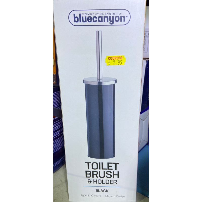 BLUECANYON TOILET BRUSH & HOLDER BLACK