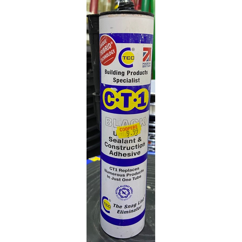 C.T.1 BLACK UNIQUE SEALANT & CONSTRUCTION ADHESIVE