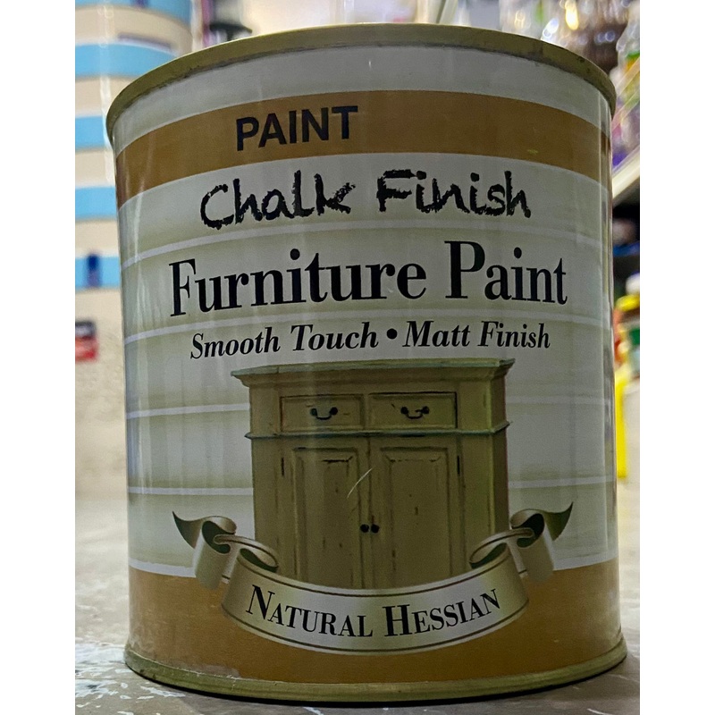 CHALK FINISH FURNITURE PAINT NATURAL HESSIAN