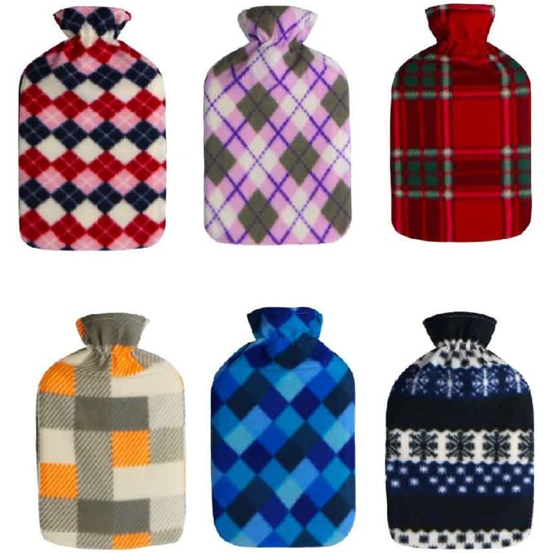 2L HOT WATER BOTTLE WITH COVER