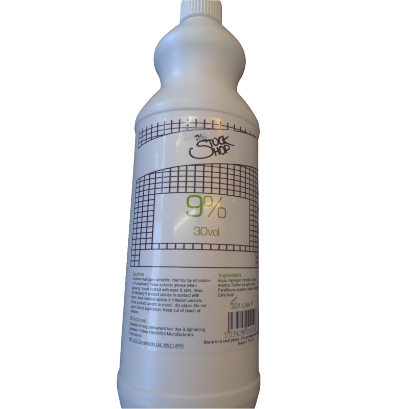 9% 30vol Cream Hydrogen peroxide 1ltr
