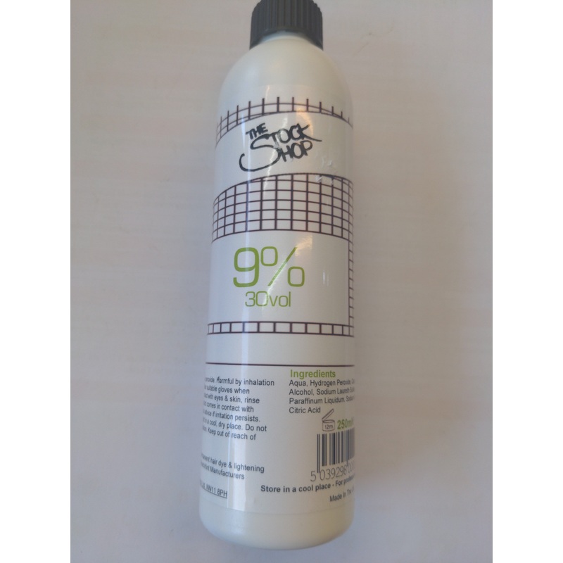 9% 30vol Cream Hydrogen peroxide 250ml