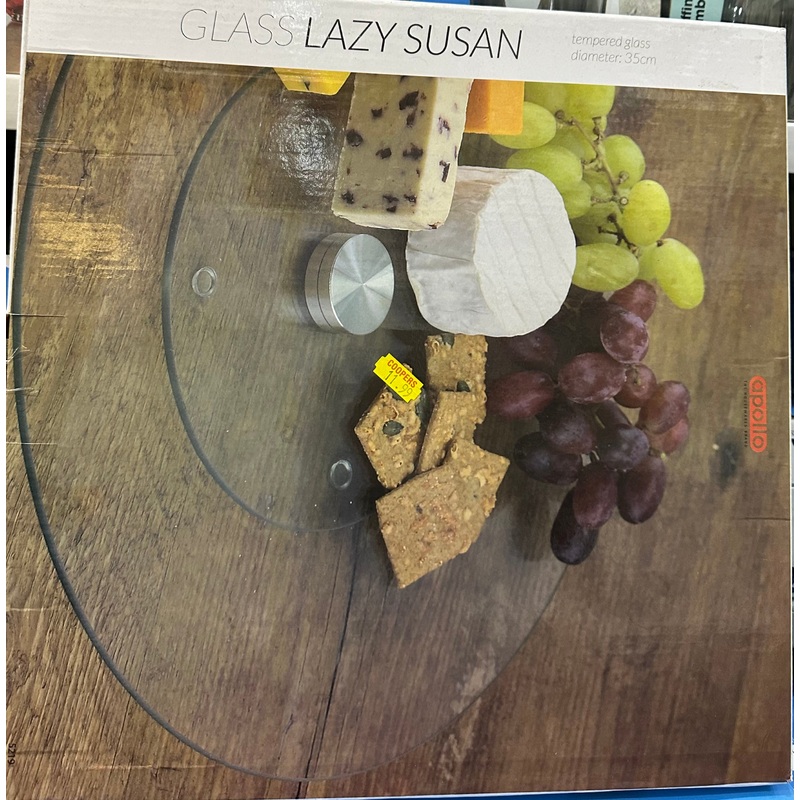 APOLLO GLASS LAZY SUSAN