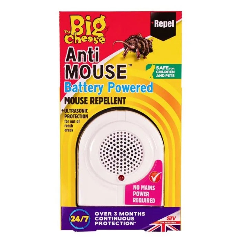Big Cheese Anti Mouse Battery Powered Mouse Repellent {STV820}