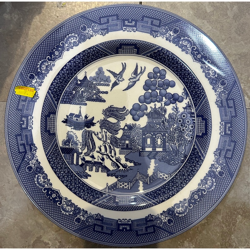 BLUE WILLOW DINNER PLATE