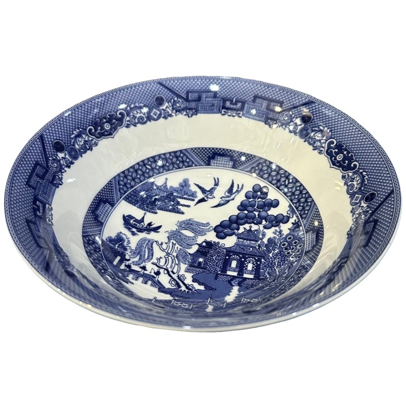 BLUE WILLOW OATMEAL 15cm BOWL