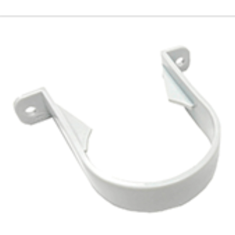 Clips/ Brackets For 68mm Round Rainwater Pipe, Grey