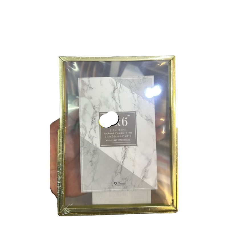 Gold edge 4 X 6 Photo Frame