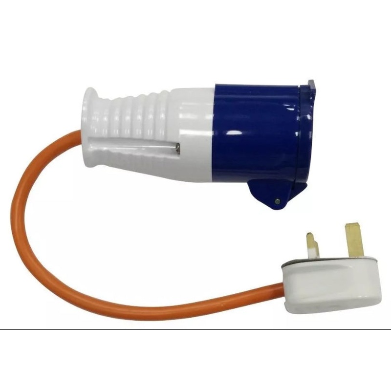 230v 100% COPPER CABLE UK HOOK-UP ADAPTOR