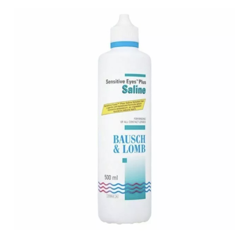 500ml Bausch & Lomb Sensitive Eyes Contact Lens Saline Solution 1.5 litre