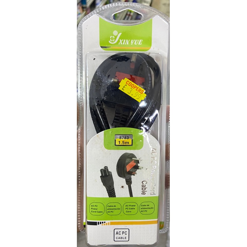 AC PC POWER CORD CABLE 1.5m