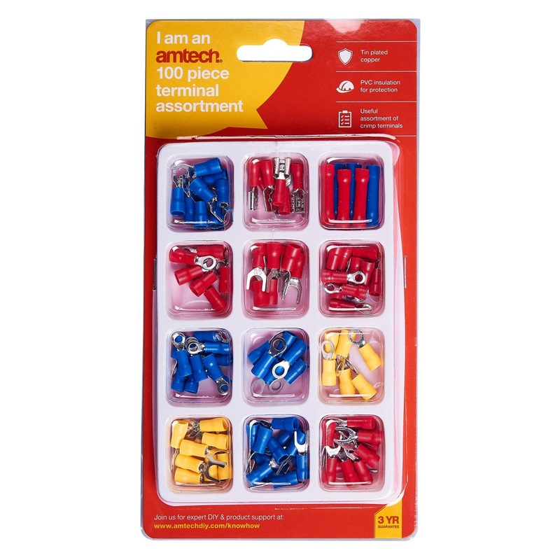 AMTECH 100 PIECE TERMINAL ASSORTMENT