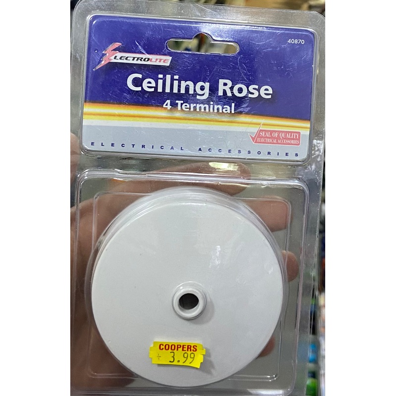 CEILING ROSE 4 TERMINAL