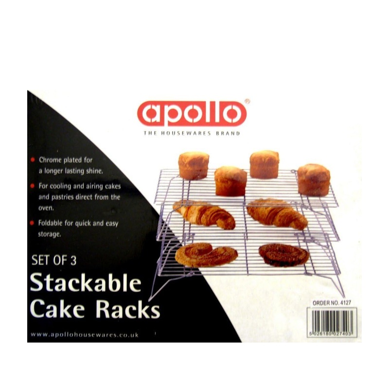 APOLLO 3 STACKABLE CAKE RACKS