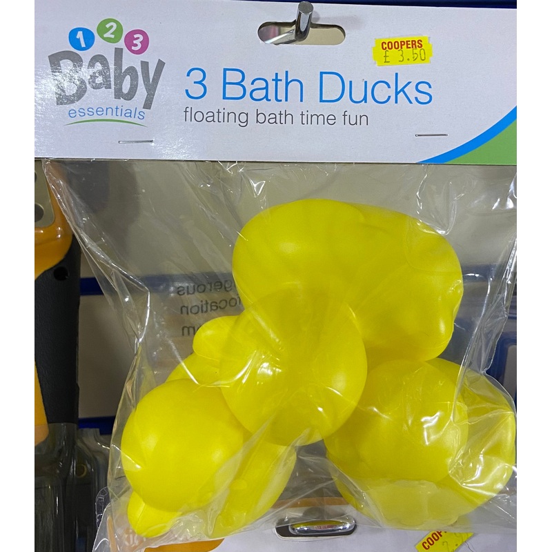 BABY ESSENTIALS 3 BATH DUCKS