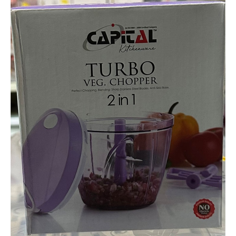 CAPITAL TURBO VEG. CHOPPER 2 in 1