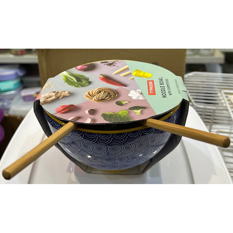 TYPHOON NOODLE BOWL WITH CHOPSTICKS