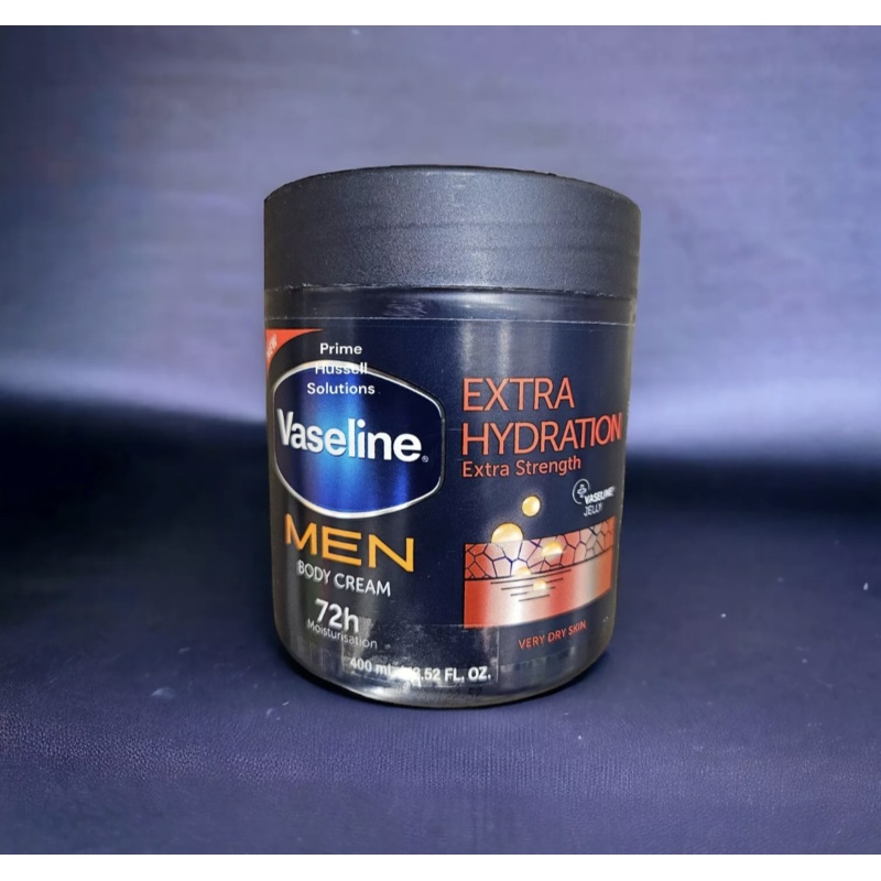 Vaseline Men Extra Hydration Body Cream  Dry Skin – 400ML