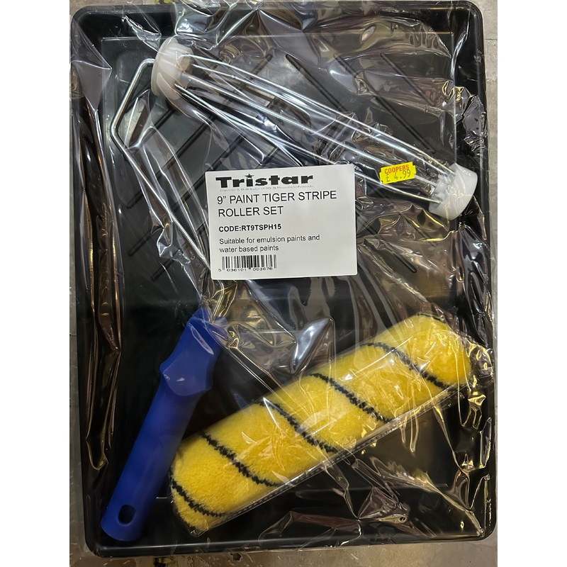 TRISTAR 9 PAINT TIGER STRIPE ROLLER SET