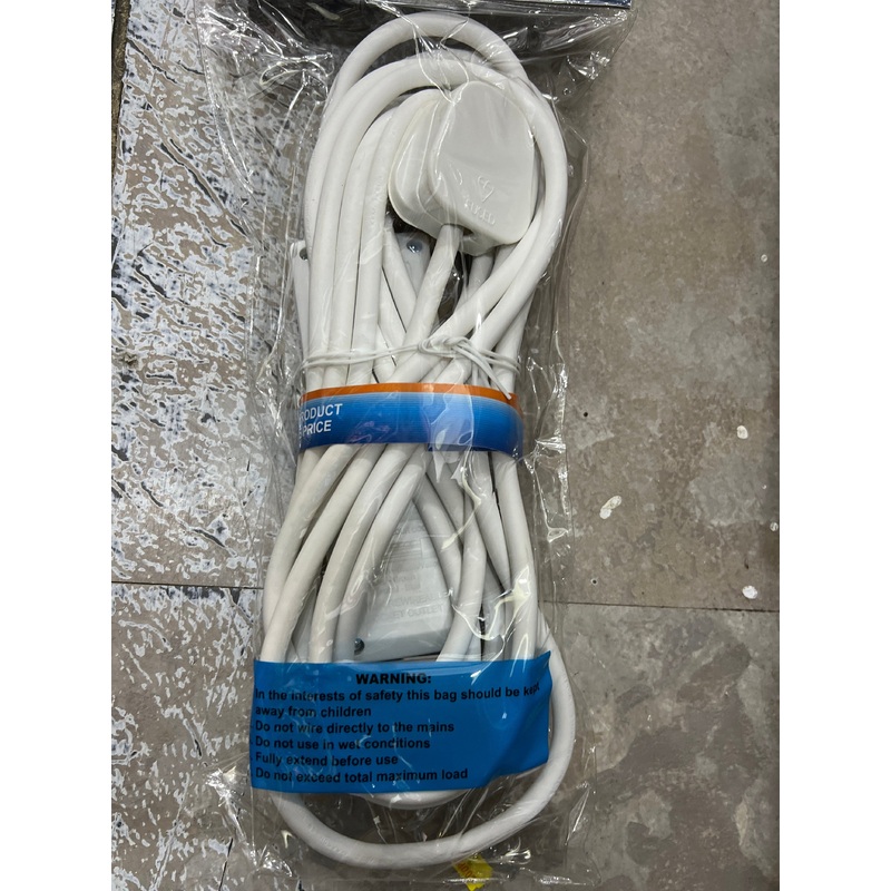 2 Gang surge protected extension 5 Meter
