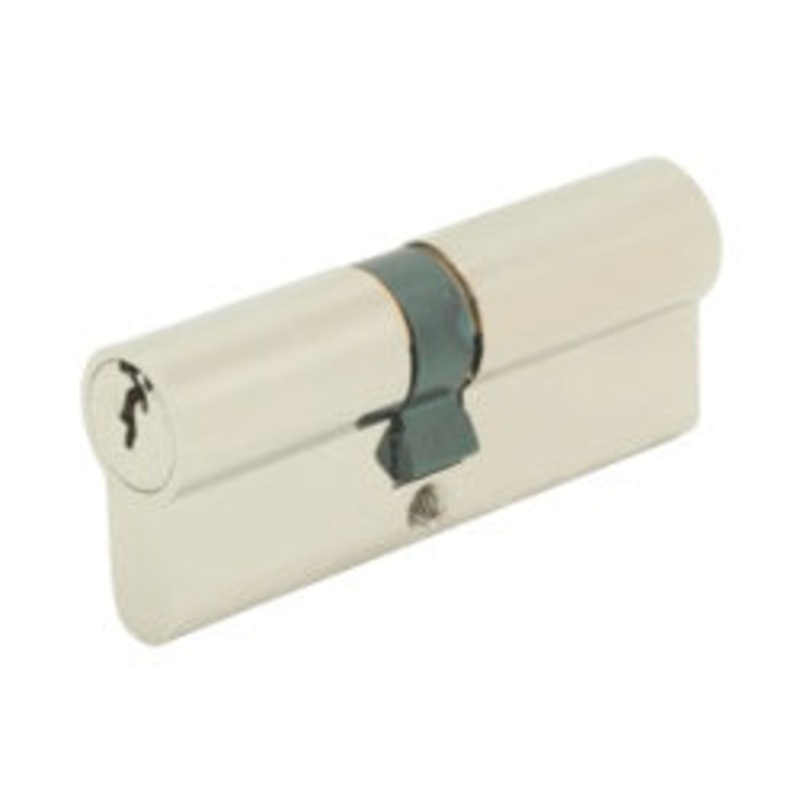 5 Pin Double Euro 85mm (40 x 45) Polished Nickel