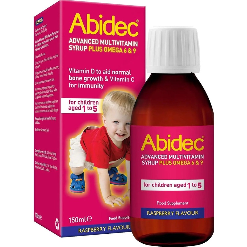 Abidec Kid Multivitamin Syrup  Contains Vitamin D Needed for Normal Growth