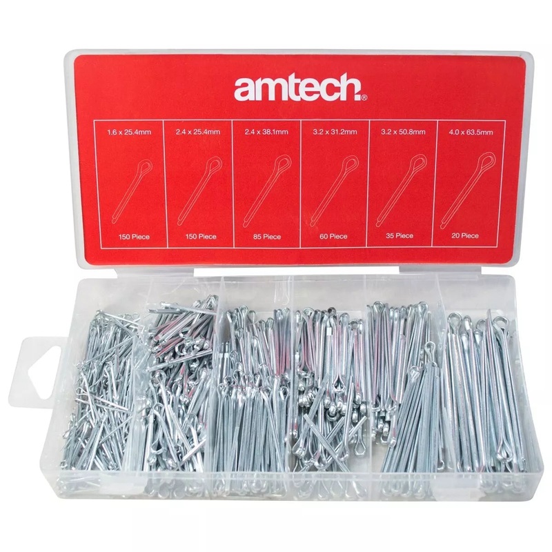 AMETCH 500 PIECE SPLIT PIN ASSORTMENT