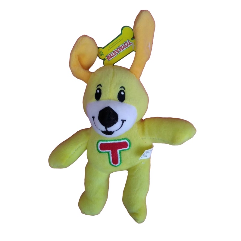 Toymaster Toby DOG 8 yellow with logo Soft Plush Toy