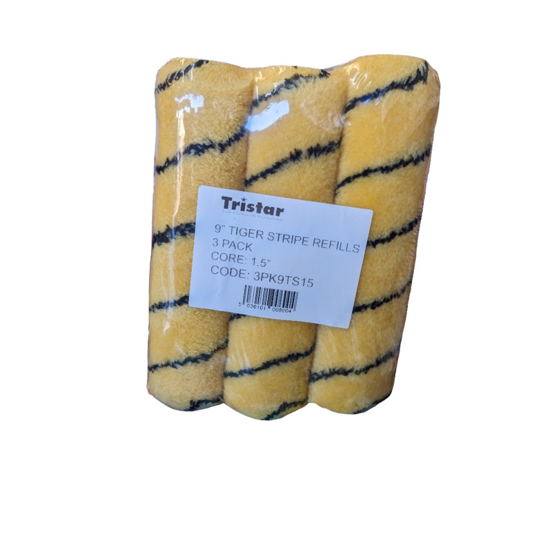 TriStar 9 Tiger Stripe Refills 3 Pack Core 1.5