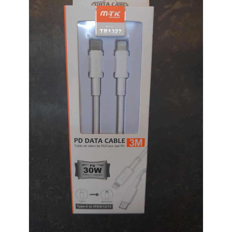 Type C To iPhone cable 3m 30w