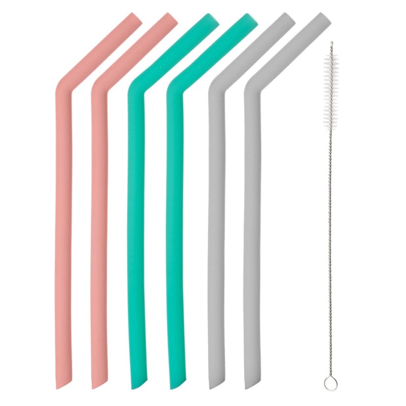Typhoon Set 6 Silicone Bent Straws