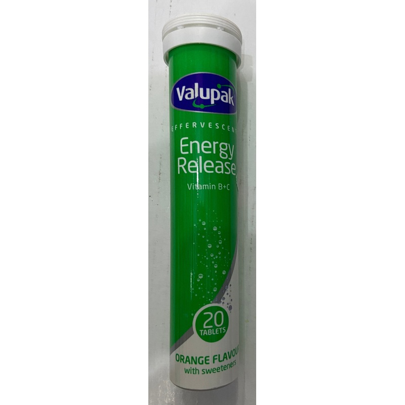 VALUPAK ENERGY RELEASE VITAMIN B+C
